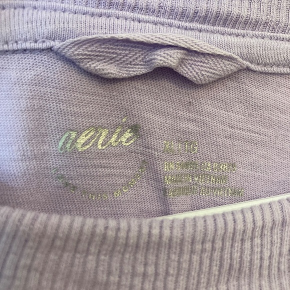 Aerie Lilac shirt XL - Picture 3 of 4